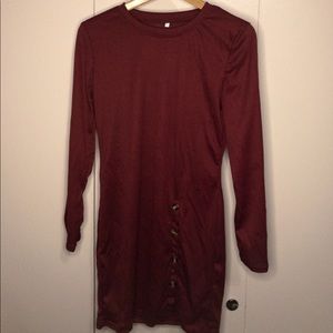 RED LONGSLEEVE DRESS